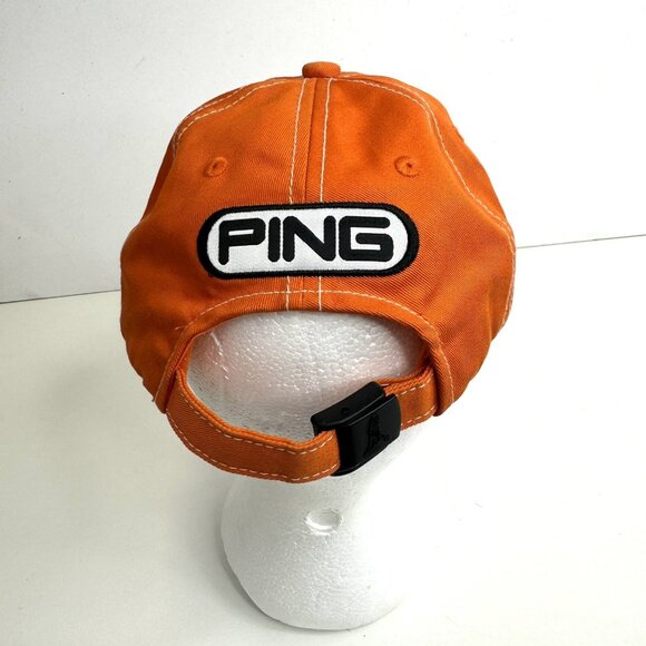 Ping G10 Strapback Hat Cap Adjustable Orange Lightweight Golf - Picture 3 of 6